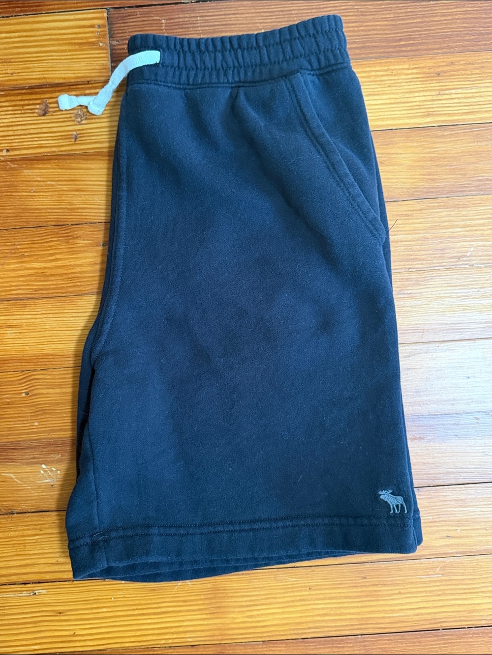 Abercrombie & Fitch Black kids Athletic Fleece Shorts